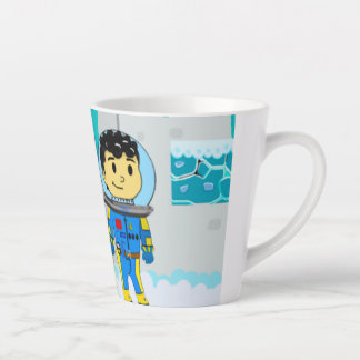 Taza De Café Latte astronaut mug
