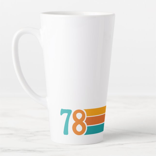 Taza De Café Latte Atardecer Retro 78 (Izquierda)