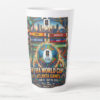Taza De Café Latte Atlanta Georgia Copa Mundial FIFA 2026