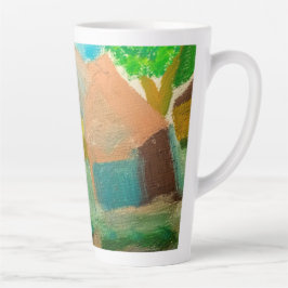 Taza De Café Latte atragantar