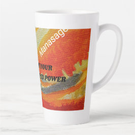 Taza De Café Latte atragantar