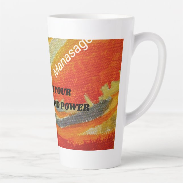 Taza De Café Latte atragantar (Derecha)