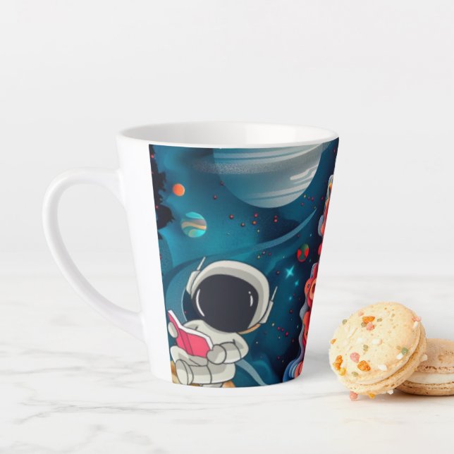 Taza De Café Latte atragantar (In situ)