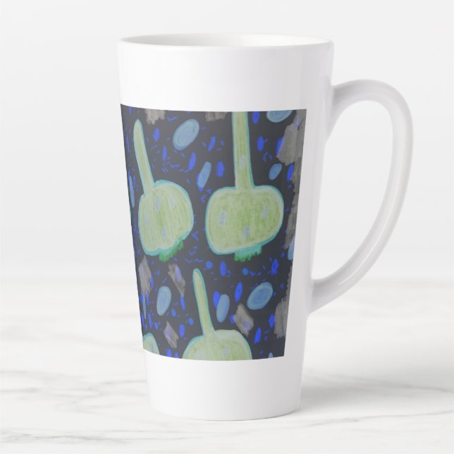 Taza De Café Latte atragantar (Derecha)