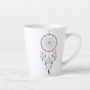 Taza De Café Latte Atrapasueños Indio Nativo Americano Étnico Tribal