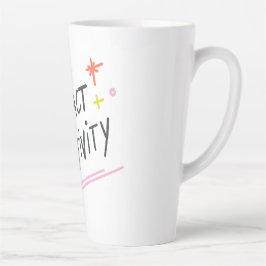 Taza De Café Latte Attract Positivity Motivational Quote Coffee Mug