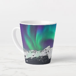 Taza De Café Latte Aurora Borealis - Latte Mug
