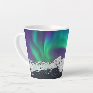 Taza De Café Latte Aurora Borealis - Latte Mug