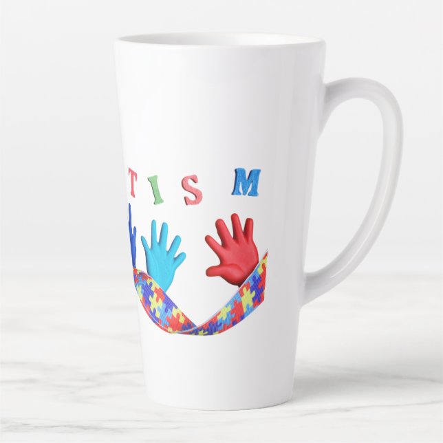 Taza De Café Latte Autism (Derecha)