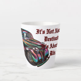 Taza De Café Latte Auto muscular clásico