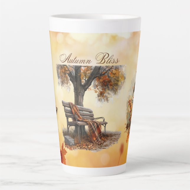 Taza De Café Latte Autumn Bliss (Anverso)