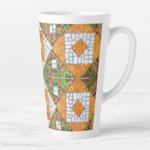 Taza De Café Latte AUTUMN MOSAIC Tall Latte Mug