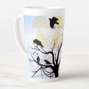 Taza De Café Latte Ave de una pluma sea única juntas