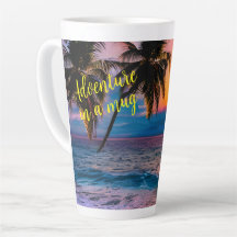 Aventura Personalizada De Sunset Beach En Un Mug