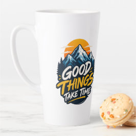 Taza De Café Latte Aventuras en la Montaña de las Cosas Buenas que To