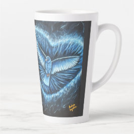 Taza De Café Latte Aves volando juntas-