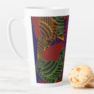 Taza De Café Latte AVIAN ART DECO latte mug