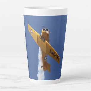 Taza De Café Latte Avión de guerra