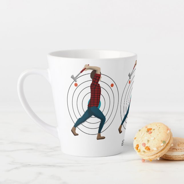 Taza De Café Latte Ax Throwing (In situ)