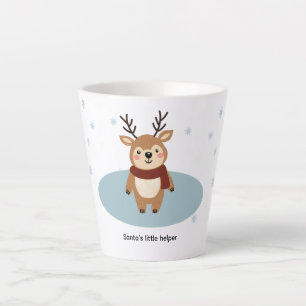 Taza De Café Latte Ayudante de Santa