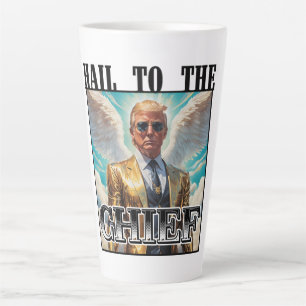 Taza De Café Latte Ayuno al jefe - Trump 2024