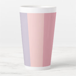 Taza De Café Latte Azul pastel a negro latte mug