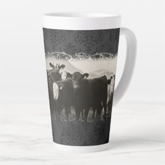 TAZA DE CAFÉ LATTE B&W HERD LATTE MUG