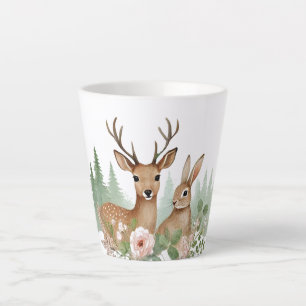 Taza De Café Latte Baby Shower de Woodland Animals