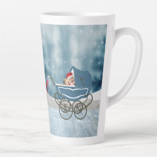 Taza De Café Latte Baby Shower Invierno