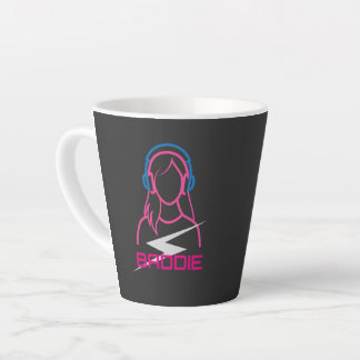 Taza De Café Latte Baddie Lifestyle DJ Headphones