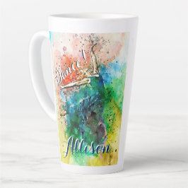 Taza De Café Latte Bailarín personalizado