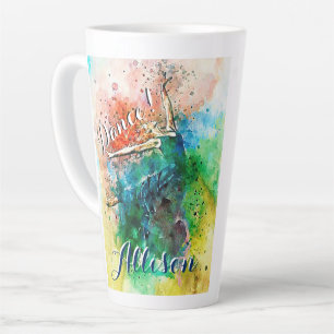 Taza De Café Latte Bailarín personalizado
