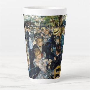 Taza De Café Latte Baile en Le Moulin de la Galette de Renoir
