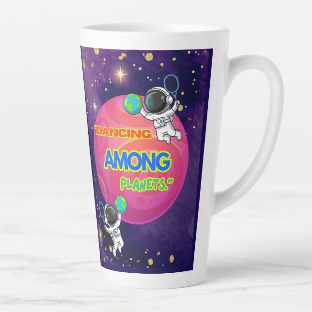 TAZA DE CAFÉ LATTE BAILE ENTRE PLANTAS (Derecha)