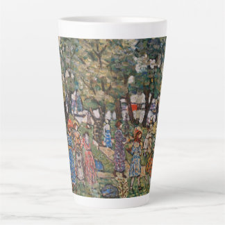 Taza De Café Latte Bajo los árboles de Maurice Prendergast, Arte fino