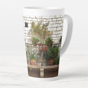 Taza De Café Latte Balcony Garden Latte Mug