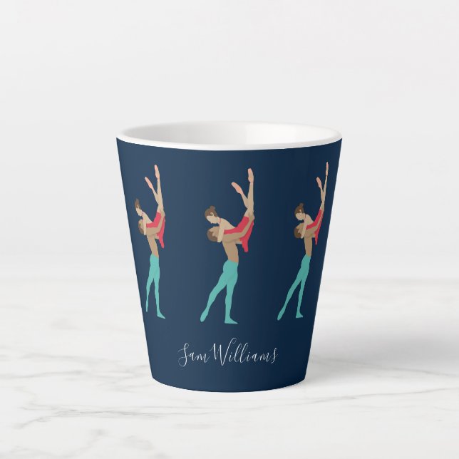 Taza De Café Latte Ballet (Anverso)