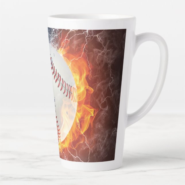 Taza De Café Latte Baloncesto (Derecha)