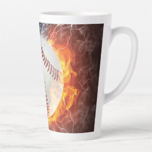 Taza De Café Latte Baloncesto