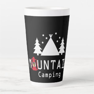 Taza De Café Latte Banda moderna de Mountain Camping