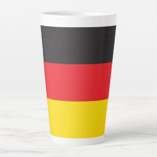 Taza De Café Latte Bandera de Alemania