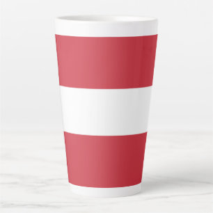 Taza De Café Latte Bandera de Austria