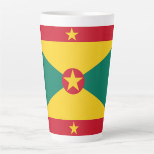 Taza De Café Latte Bandera de Granada