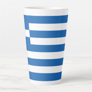 Taza De Café Latte Bandera de Grecia