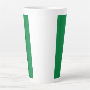 Taza De Café Latte Bandera de Nigeria