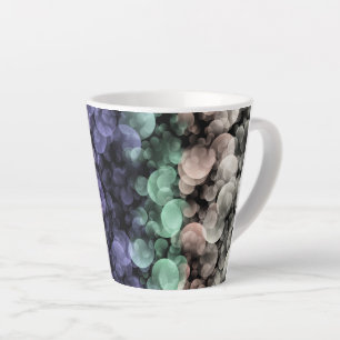 Taza De Café Latte Bandera de orgullo Uingender Groovy Boho Burbujas 
