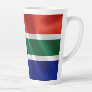 Taza De Café Latte Bandera de SA