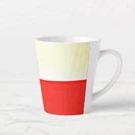 Taza De Café Latte Bandera de Texas Latte Mug