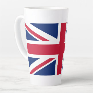 Taza De Café Latte Bandera del Reino Unido