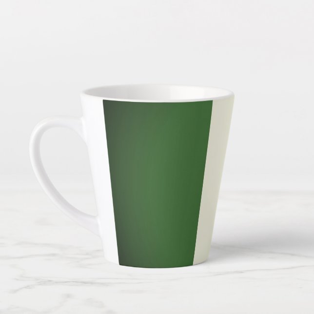 Taza De Café Latte Bandera italiana (Izquierda)